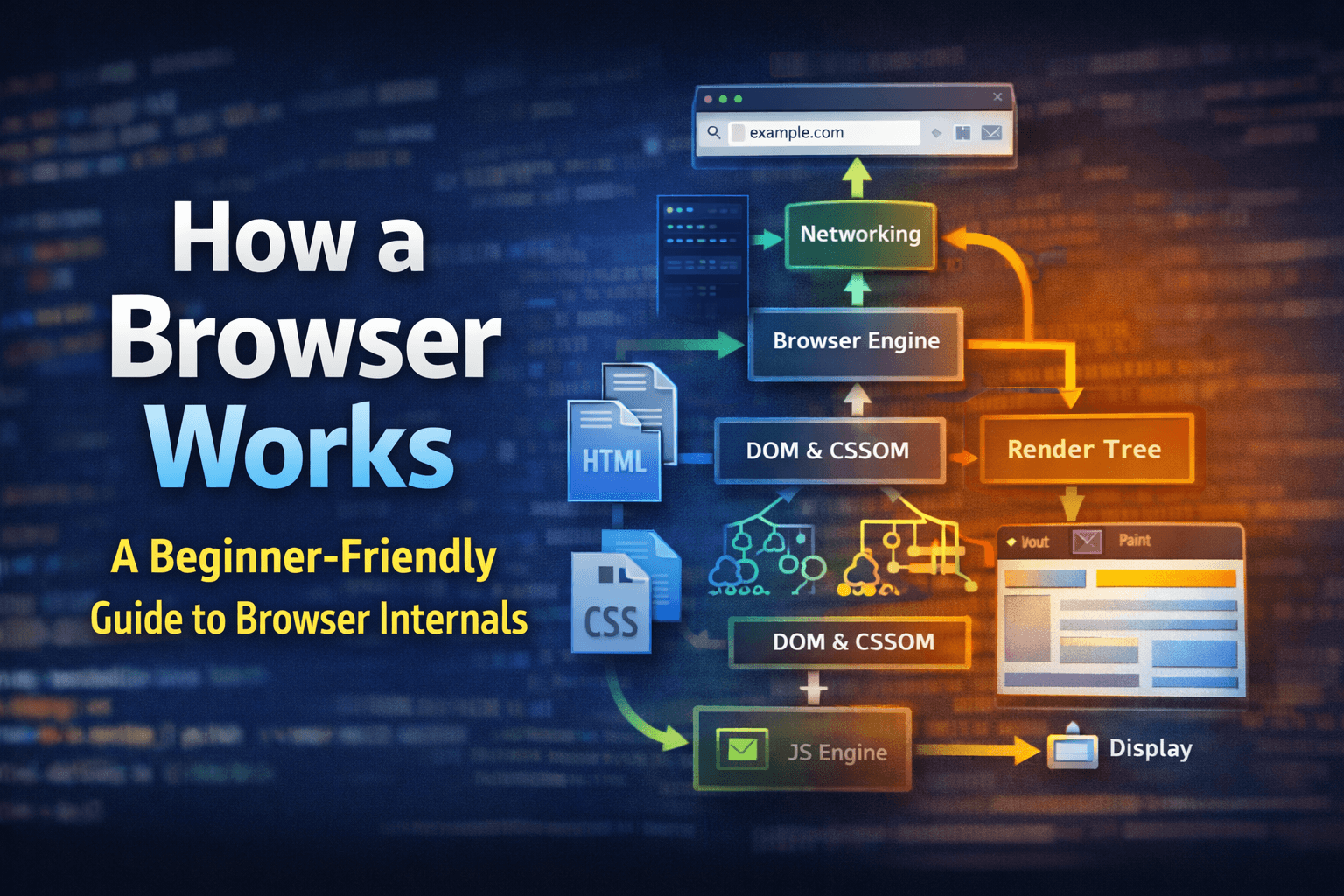 How a Browser Works: A Beginner-Friendly Guide to Browser Internals