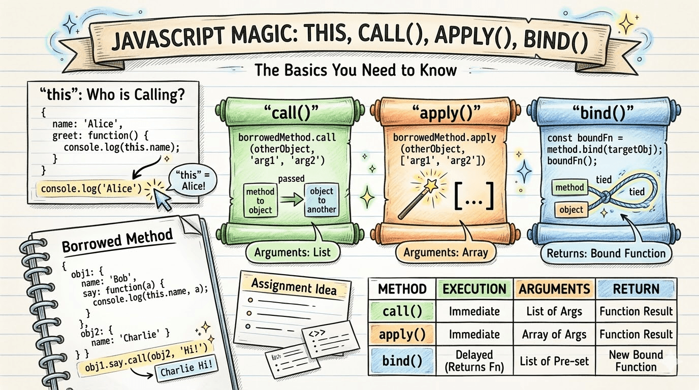 The Magic of this, call, apply, and bind in JavaScript