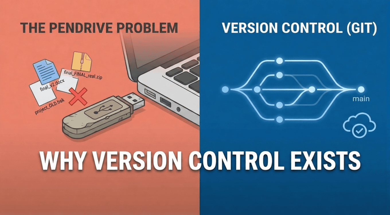 Why Version Control Exists: The Pendrive Problem